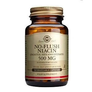 Solgar No-Flush Niacin (Inositol Hexanicotinate) 500mg 50veg.caps