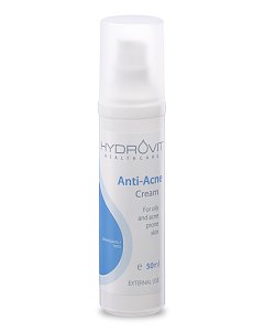 Hydrovit Anti-Acne Cream για την Καθημερινή Αντιμετώπιση της Ακμής 50ml