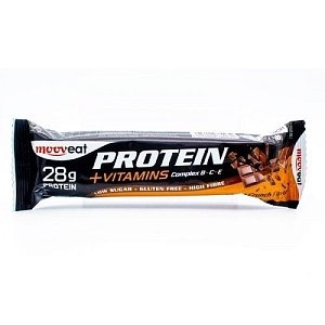 MOOVeat Protein +Vitamins Μπάρα Πρωτεΐνης με Γεύση Choco Crunch 80g