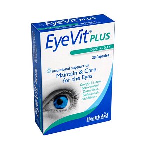 Health Aid Eyevit Plus για Ενίσχυση της Όρασης One-A-Day 30caps