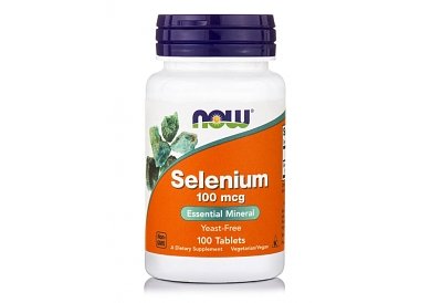 Now Foods Selenium 100mcg 100tabs