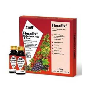 Power Health Floradix Βιταμινούχο Συμπλήρωμα Διατροφής με Σίδηρο 10φιαλίδια των 20ml