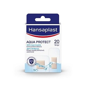 Hansaplast Aqua Protect Αδιάβροχα Αυτοκόλλητα Επιθέματα 2 Μεγεθών 20strips 