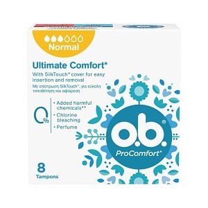 O.B. ProComfort Normal 8 Tampons
