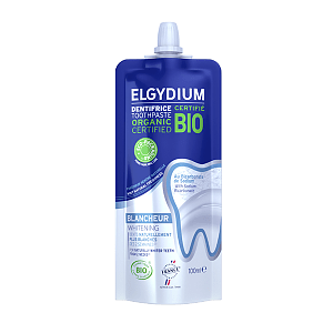 Elgydium Eco Bio Whitening Βιολογική Πιστοποιημένη Οδοντόκρεμα για Λεύκανση σε Οικολογική Συσκευασία 100ml