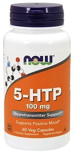 Now Foods 5-HTP 100mg Neurotransmitter Support 60veg.caps