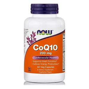 Now Foods CoQ10 200mg Cardiovascular Health 60veg.caps
