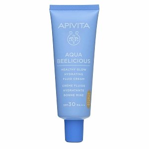 Apivita Aqua Beelicious Λεπτόρρευστη Κρέμα Ενυδάτωσης για Φυσική Λάμψη SPF30 με Χρώμα 40ml
