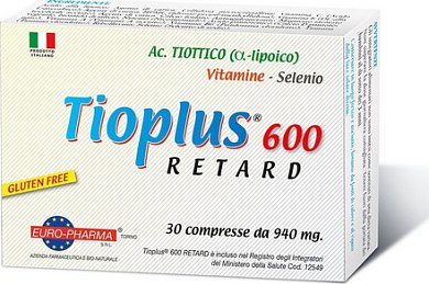 Bionat Tioplus 600 Retard Συμπλήρωμα Διατροφής για το Νευρικό Σύστημα 30tabs