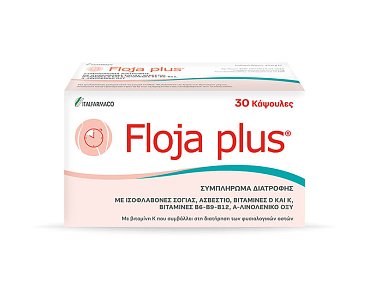 Italfarmaco Floja Plus Συμπλήρωμα Διατροφής για την Εμμηνόπαυση 30tabs 