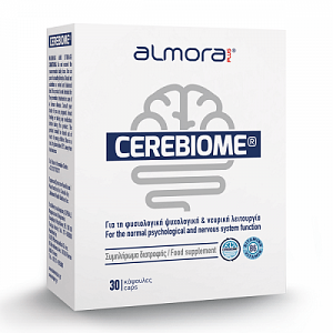Elpen Almora Plus Cerebiome για τη Φυσιολογική Ψυχολογική & Νευρική Λειτουργία 30caps