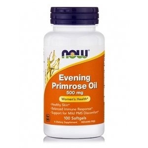 Now Foods Evening Primrose Oil 500mg,Women's Health 100 Softgels