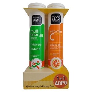 Pharmalead Promo Multi Energy & Vitamin C 1000mg, 2x20eff.tabs
