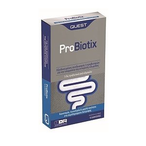 Quest Pro Biotix 15 κάψουλες, Προβιοτικά για την καλή λειτουργία του εντέρου