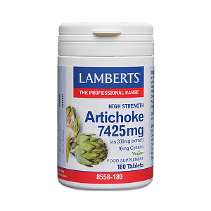 Lamberts Artichoke (Αγκινάρα) 7425mg 180tabs,για την βελτίωση της πέψης Λιπαρών γευμάτων.