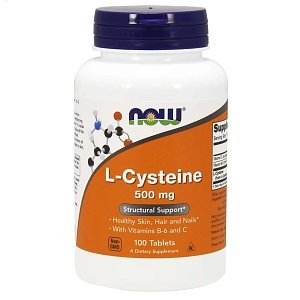 Now Foods L-Cysteine 500mg with Vitamins B-6 & C 100tabs