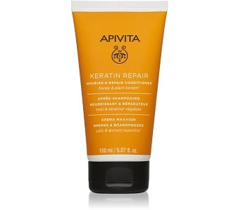 Apivita Keratin Repair Conditioner Θρέψης & Επανόρθωσης για Ξηρά-Ταλαιπωρημένα Μαλλιά με Ελιά & Μέλι 150ml