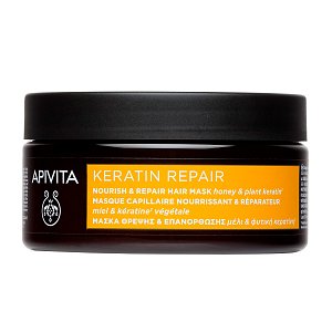 Apivita Keratin Repair Μάσκα Μαλλιών Θρέψης & Επανόρθωσης με Ελιά & Μέλι 200ml