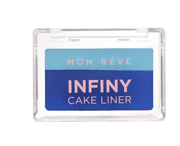 Mon Reve Infiny Cake Liner Water Activated Eyeliner σε Μορφή Πούδρας Απόχρωση 04 Royal & Sky Blue 