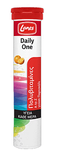 Lanes Πολυβιταμίνες Daily One με Γεύση Πορτοκάλι 20eff tabs  