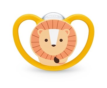 Nuk Space Πιπίλα Σιλικόνης 6-18m 1τμχ & Θήκη Αποθήκευσης