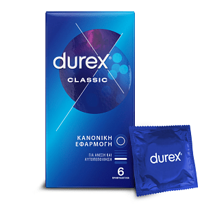 Durex Classic Κλασσικά Προφυλακτικά 6τμχ