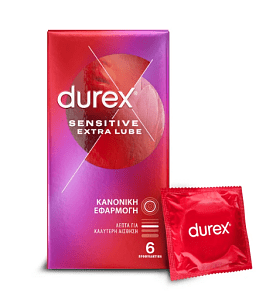 Durex Προφυλακτικά Sensitive με Κανονική Εφαρμογή 6 τμχ