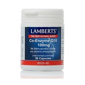 Lamberts Co-Enzyme Q10 100mg 30caps