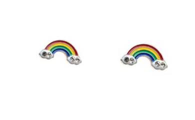 Inoplus Rainbow Σκουλαρίκια από ανοξείδωτο ατσάλι 1 Ζεύγος  0985