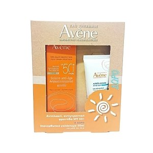 Avene Promo Solaire Anti-Age Dry Touch Spf50+, 50ml & Δώρο After Sun Restorative Lotion 50ml