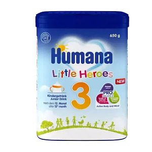 Humana 3 Little Heroes Γάλα σε Σκόνη 12m+ 650gr