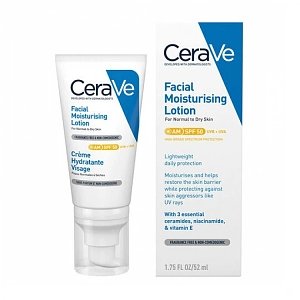 CeraVe Facial Moisturising Lotion SPF50 για Κανονικό έως Ξηρό Δέρμα 52ml
