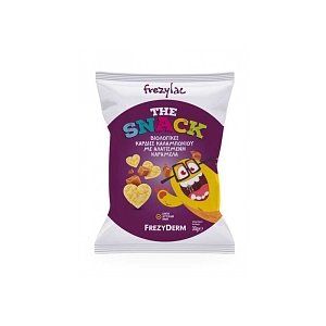 Frezyderm Frezylac the Snack Caramel Sea Salt Βιολογικές καρδιές καλαμποκιού με αλατισμένη καραμέλα 30gr