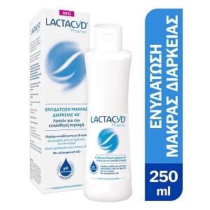 Lactacyd Promo Long Lasting Moisturising Λοσιόν Καθαρισμού για την Καθημερινή Φροντίδα της Ευαίσθητης Περιοχής για Γυναίκες 40+, 250ml 1+1 ΔΩΡΟ