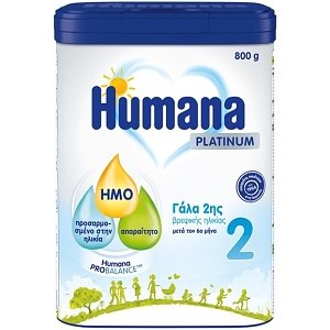 Humana 2 Platinum My Pack Ρόφημα Γάλακτος σε Σκόνη για Βρέφη Μετά τον 6ο Μήνα 800gr