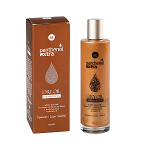 Panthenol Extra Dry Oil Shimmering Ιριδίζον Ξηρό Λάδι για Πρόσωπο-Σώμα-Μαλλιά 100ml