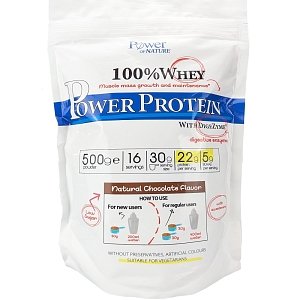 Power Health 100% Whey Power Protein Γεύση Natural Chocolate 500gr