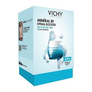 Vichy Mineral 89 Κρέμα Booster Πλούσιας Υφής 50ml & Δώρο Mineral 89 Booster 10ml