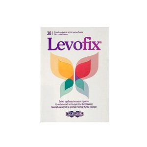 Uni-Pharma Levofix για την Φυσιολογική Λειτουργία του Θυροειδούς 30δισκία