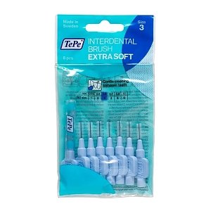 Tepe Μεσοδόντια Interdental Brush Extra Soft Μπλε Size 3 0.6 mm 8 pcs