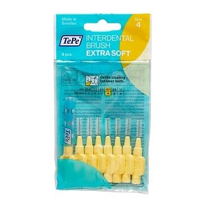 Tepe Μεσοδόντια Interdental Brush Extra Soft Κίτρινο Size 4 0.7 mm 8 pcs