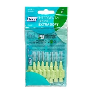 Tepe Μεσοδόντια Interdental Brush Extra Soft Πράσινο Size 5 0.8 mm 8 pcs