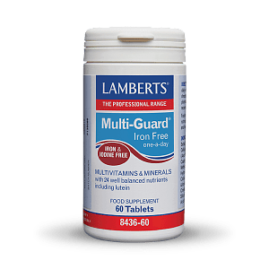 Lamberts Multi-Guard Iron Free Πολυβιταμίνη χωρίς Ιώδιο & Σίδηρο 60tabs