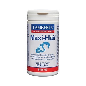 Lamberts Maxi-Hair One-A-Day για Υγιή Μαλλιά 60tabs