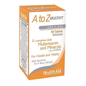 Health Aid A To Z Πολυβιταμίνες και Μέταλλα 90 Tabs