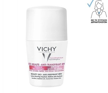 Vichy Αποσμητικό Deo Ideal Finish 48ωρης Προστασίας για Γυναίκες 50ml