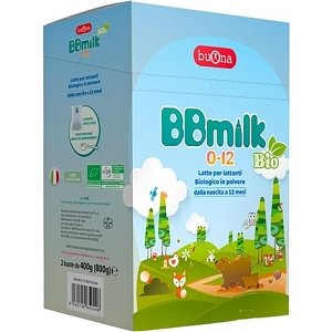 Buona BB Milk Bio Βιολογικό Γάλα Σε Σκόνη Για Βρέφη 0-12m 800gr
