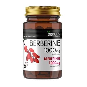 InoPlus Berberine 1000mg Βερβερίνη 60 ταμπλέτες