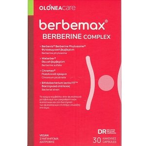Olonea Berbemax Berberine Complex για Μεταβολική Ισορροπία 30 Κάψουλες