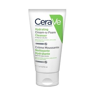 CeraVe Hydrating Cream-to-Foam Cleanser Αφρώδης Κρέμα Καθαρισμού 50ml